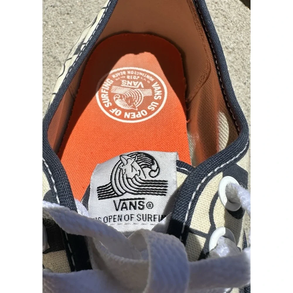 Vans Authentic US Open of Surfing 2018 Navy Waves Sneaker Mens 11 Low Top